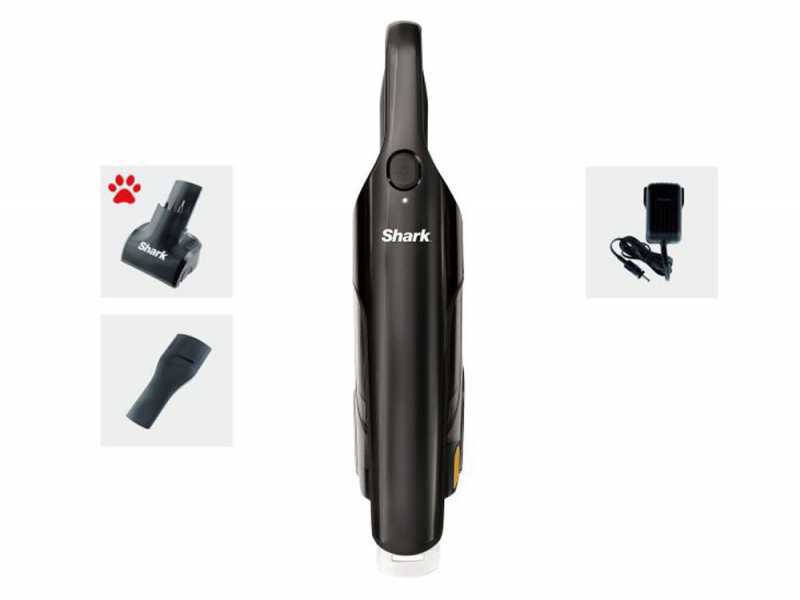 Shark CH950EUT - Wiederaufladbarer Handstaubsauger - Akku 10.8V 2Ah - Mit Pet Kit