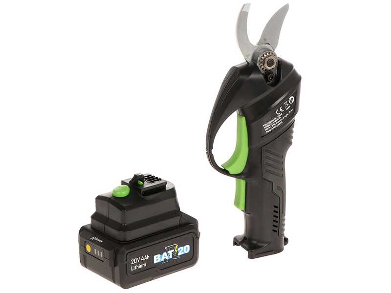 Ribimex PRBAT20/SEC - Elektrische Baumschere -  20V/4Ah
