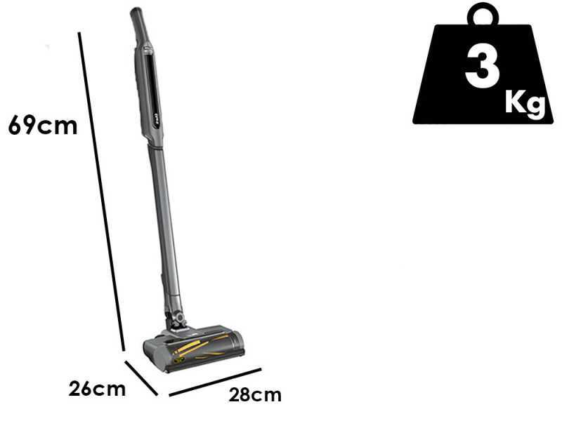 Shark WV361EU - Staubsauger - Elektrischer Besen - 2 in 1 - Akku 11.1V 3Ah