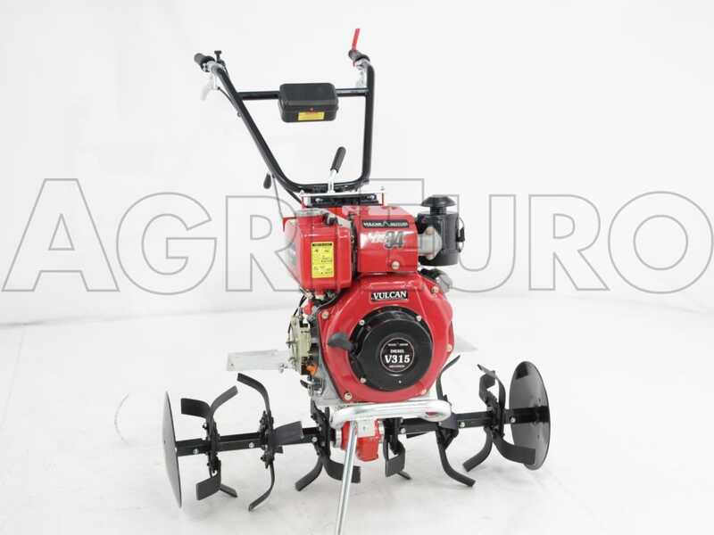 Diesse DS94 Motorhacke / Gartenfr&auml;se mit 7 HP Dieselmotor, Elektrostarter, 95 cm Fr&auml;se