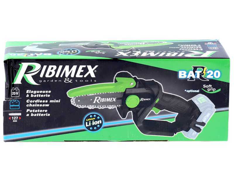 Ribimex PRBAT20/TRB - Manuelle Akku-Astschere - 20V/2Ah