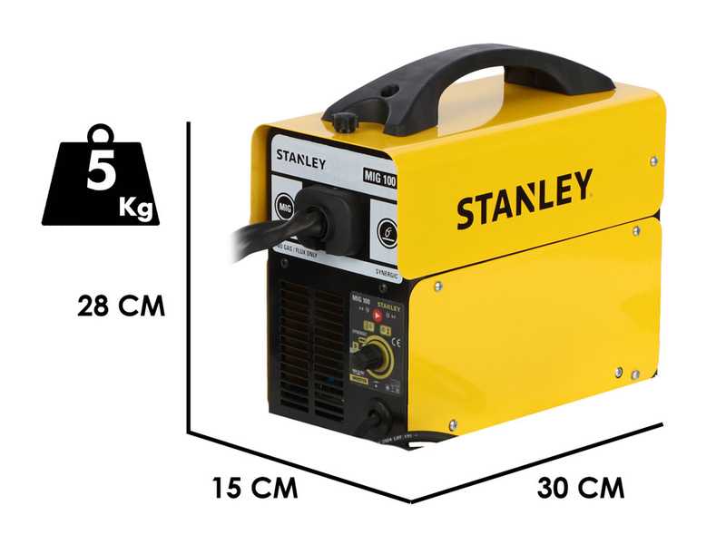 STANLEY MIG 100 - Inverter-Schwei&szlig;ger&auml;t (MIG) - NO GAS