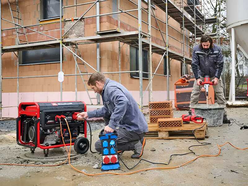 Einhell TC-PG 8000 - Benzin-Stromerzeuger - mit AVR - 8.0 kW - Dauerleistung 7.5 kW dreiphasig