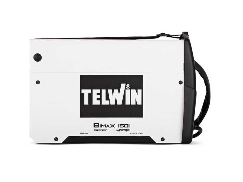 Telwin Bimax 150i Synergic- Multifunktions-Inverter-Schwei&szlig;ger&auml;t (MIG-MAG/FLUX/MMA), Gleichstrom (DC)