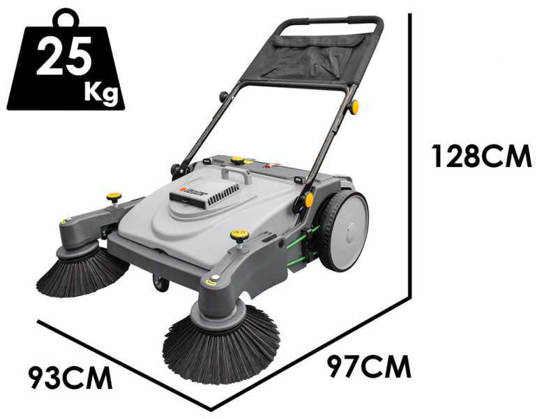 Comet CSW 950 MF - Handkehrmaschine  zum Schieben mit Fangkorb