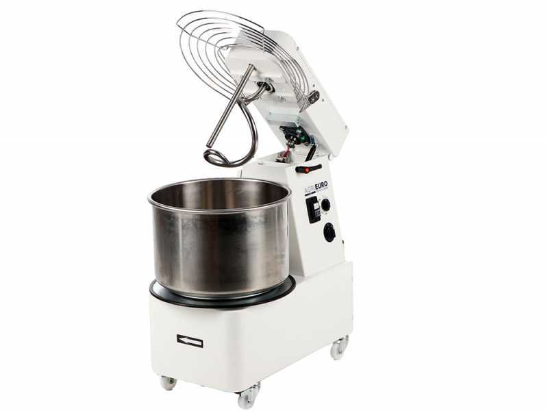 Mixer 4000 T-2G Deluxe - Spiralkneter mit kippbarem Kopf - 32 Kg, 2 Geschwindigkeiten