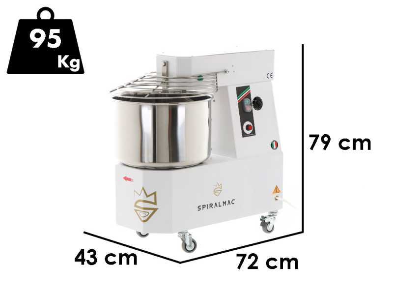 Spiralmac SV25VV - Spiralkneter - 10 Geschwindigkeiten - 25 Kg