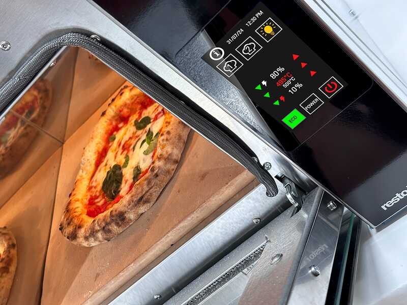 Resto Italia Hooven 342 Digital - Pizzaofen - mit digitalem Bedienfeld