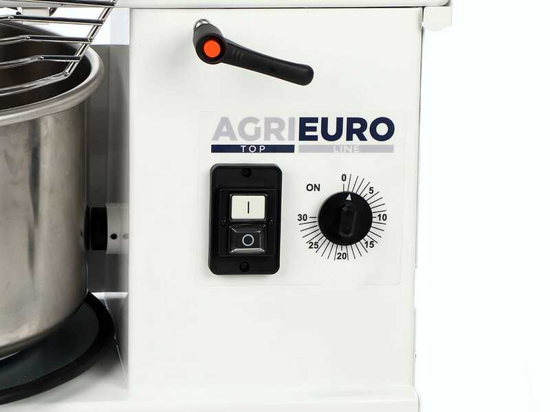 Mixer 4000 T Deluxe Spiralkneter mit kippbarem Kopf - Teigkapazit&auml;t 32 Kg dreiphasig - 1 Geschwindigkeit