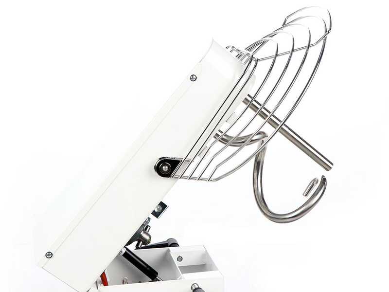 Mixer 4000 T Deluxe Spiralkneter mit kippbarem Kopf - Teigkapazit&auml;t 32 Kg dreiphasig - 1 Geschwindigkeit