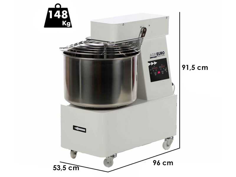 Mixer 6000 T-2G DIG - Spiralkneter - 48 kg dreiphasig mit 2 Geschwindigkeiten - Digitalanzeige