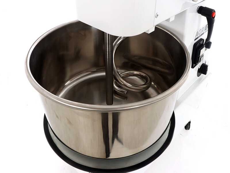 Mixer 2000 T-2G Deluxe DIG - Hebbare Spiral-Knetmaschine - 16 kg dreiphasig mit 2 Geschwindigkeiten - Digitalanzeige