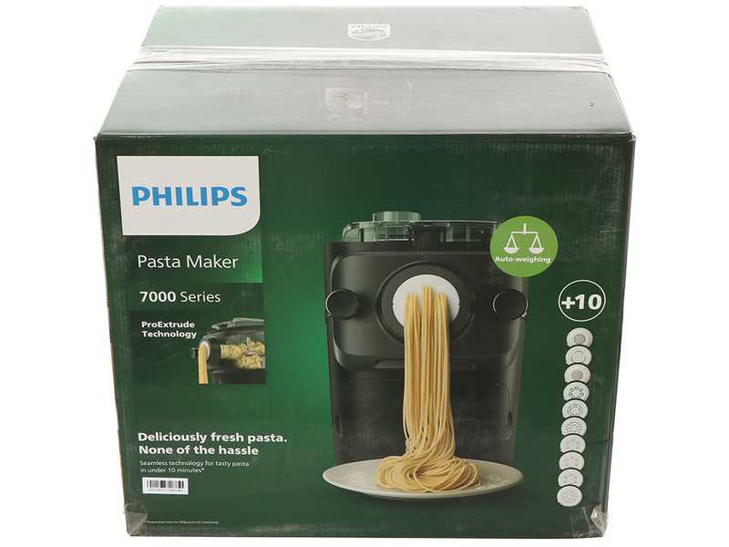 Philips Pasta Maker 7000 HR2665/96 - 2-in-1-Nudelmaschine  - Kneten + Extrudieren