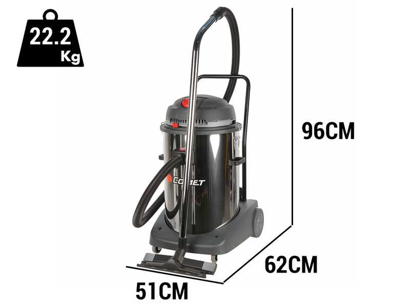 Comet CVP 278 X - Allessauger - 78 Liter - Staub und Fl&uuml;ssigkeiten - EDELSTAHL