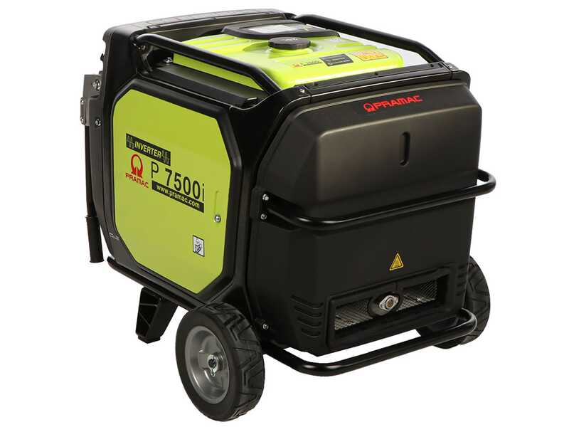 Pramac P7500I - Schallged&auml;mpfter Stromerzeuger auf R&auml;dern mit Inverter 7 kW - Dauerbetrieb 6,5 kW Einphasig 230 V