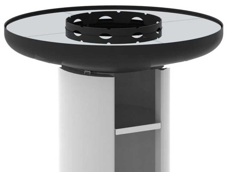 Palazzetti Apollo 110 - Gemauerter Holz- und Kohlegrill