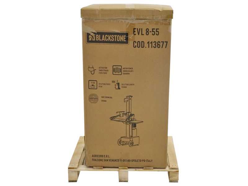 Blackstone EVL 8-55 -  Elektrischer Holzspalter - Senkrecht