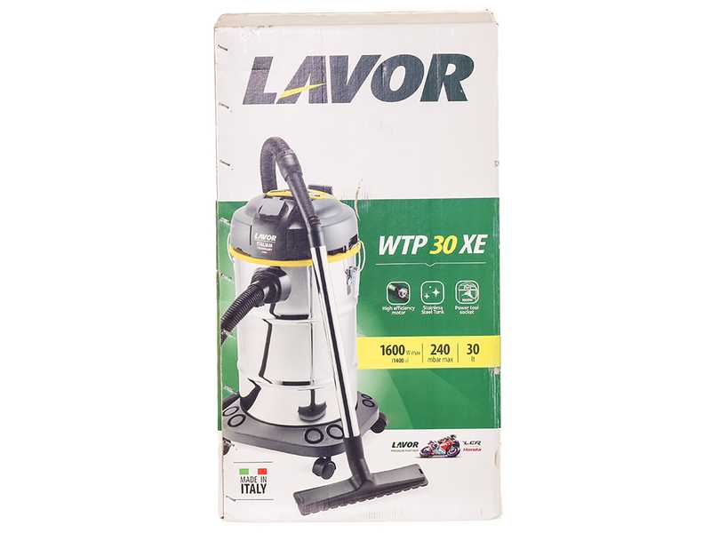 Lavor WTP 30 XE - Nass-/Trockensauger - Edelstahlbeh&auml;lter 30 l - 1600 W