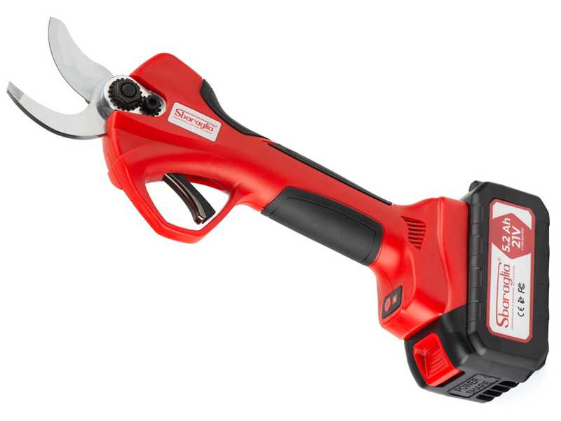 Sbaraglia Tecno Smart 37 - Akku-Baumschere - Schnittdurchmesser max. 37 mm - SOLO - OHNE AKKU UND LADEGER&Auml;T