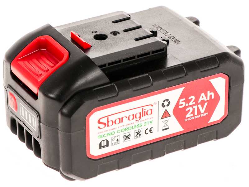 Sbaraglia Tecno Smart 37 - Akku-Baumschere - Schnittdurchmesser max. 37 mm - SOLO - OHNE AKKU UND LADEGER&Auml;T