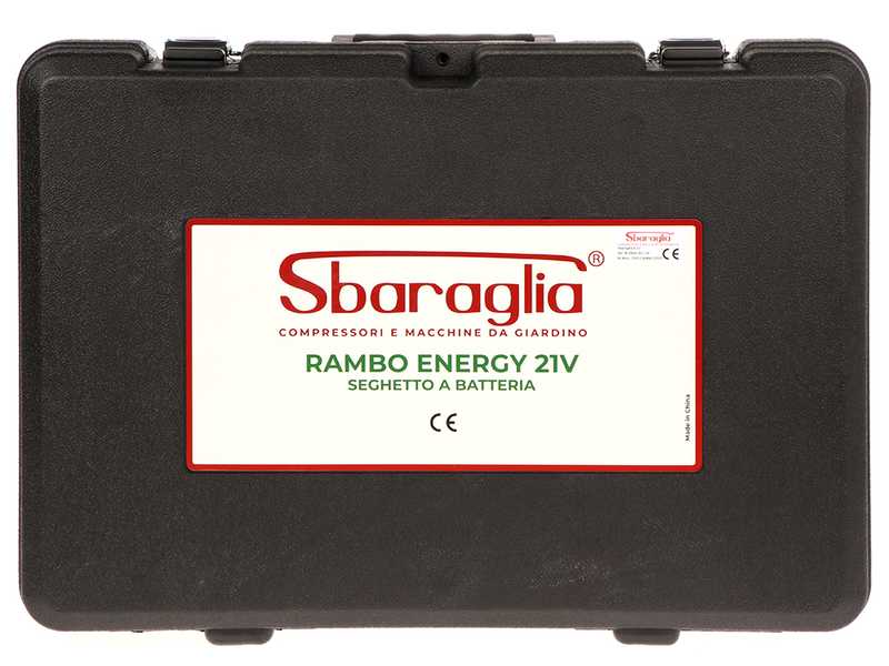 Sbaraglia Rambo Energy 21V - Batteriebetriebene Handkettens&auml;ge - 2x 21V/5.2Ah