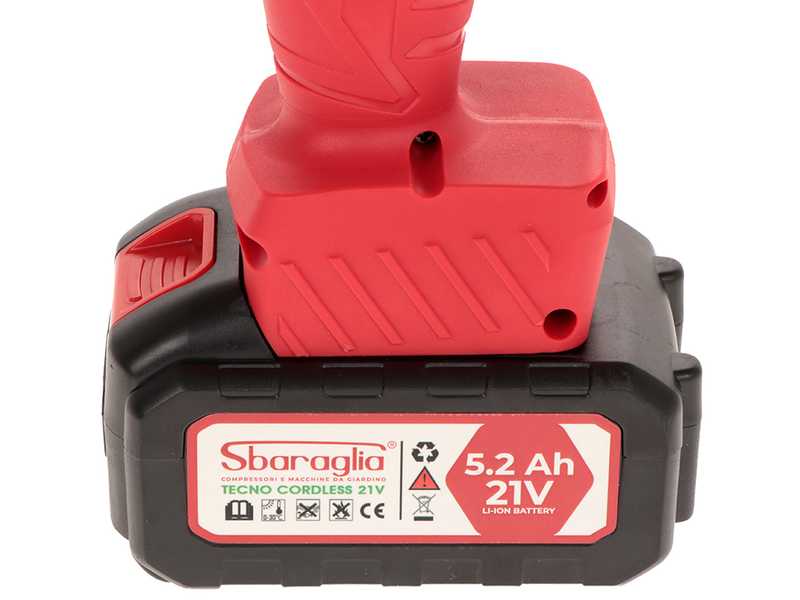 Sbaraglia Rambo Energy 21V - Batteriebetriebene Handkettens&auml;ge - 2x 21V/5.2Ah