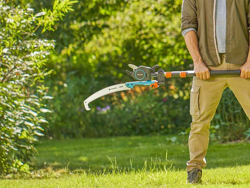 Gardena StarCut Pro L - Astschere auf Teleskopstange 175-400cm + Asts&auml;ge 34 cm - &Oslash;32mm