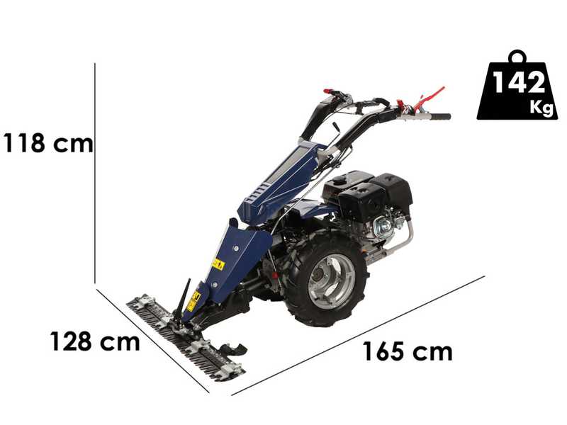 BullMach Chimera 400 &ndash; Benzin-Balkenm&auml;her Mehrzweckger&auml;t - 420ccm - 11,5 PS