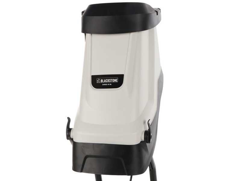 BlackStone SHRED 45 BL - Elektro H&auml;cksler - mit umkehrbaren Messern und Auffangwanne