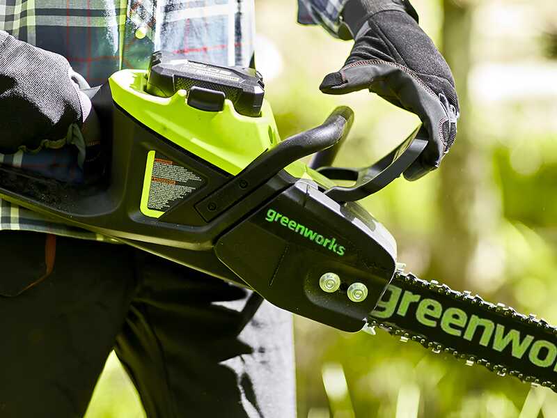 Greenworks GD60CS40K4 - 60V 4Ah Akku-Elektrokettens&auml;ge - 40cm Schwert