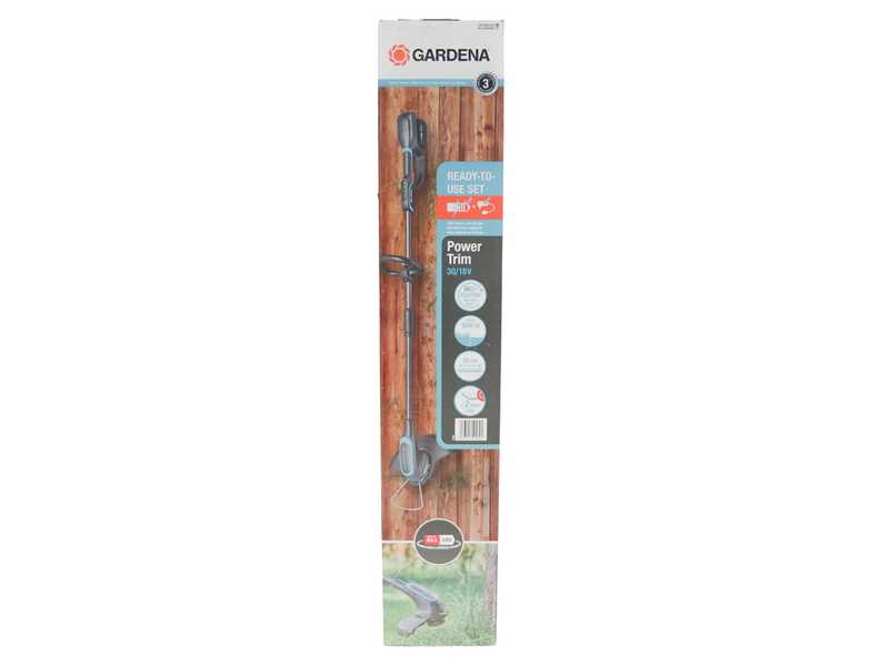 Gardena PowerTrim 30/18V P4A - Akku-Rasentrimmer - 18V 4Ah