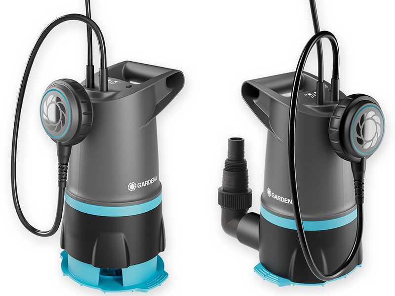 Gardena 20000 BASIC - 2-in-1-Klar-/Schmutzwasser-Tauchpumpe - mit Schwimmschalter