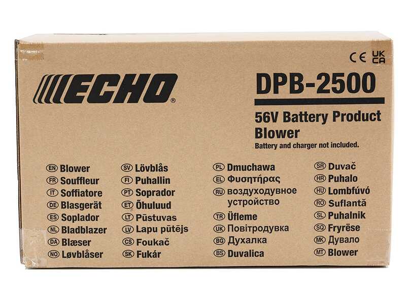 Echo DPB 2500 - Akku-Laubbl&auml;ser - 56V - 5Ah