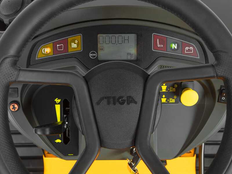 Stiga Estate 7102 W - Aufsitzm&auml;her - hydrostatisches Getriebe - Grasfangbeh&auml;lter - Mulchkit