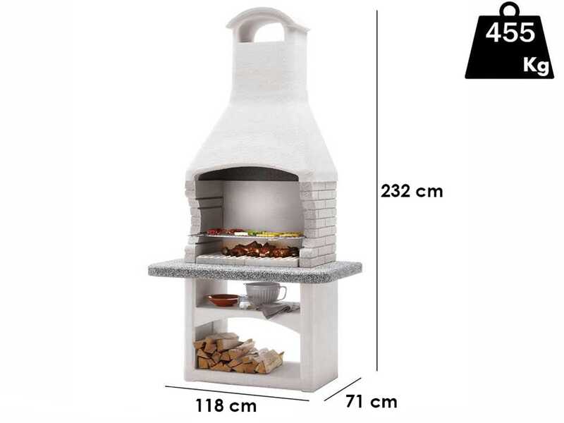 Palazzetti Galapagos 2 - Grillkamin f&uuml;r Holz oder Holzkohle