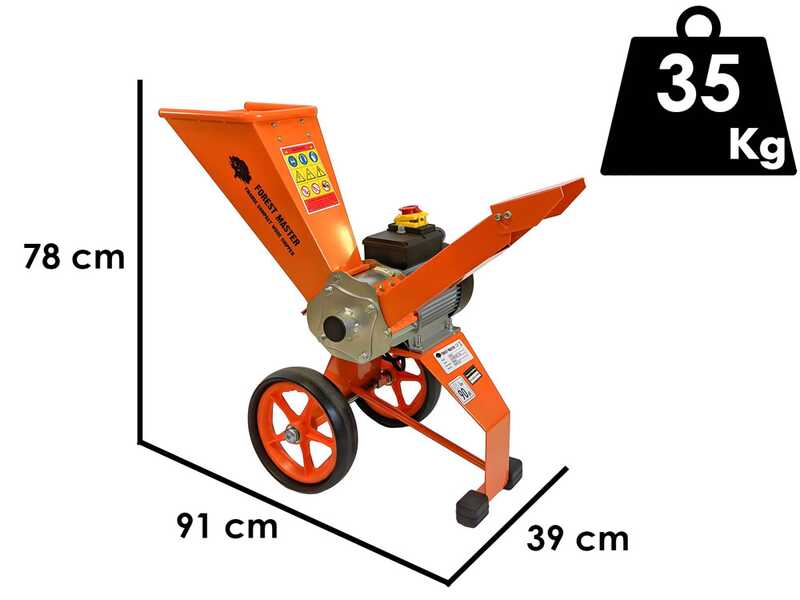 Forest Master FM4DDE-EU - Elektrischer H&auml;cksler - 4 PS