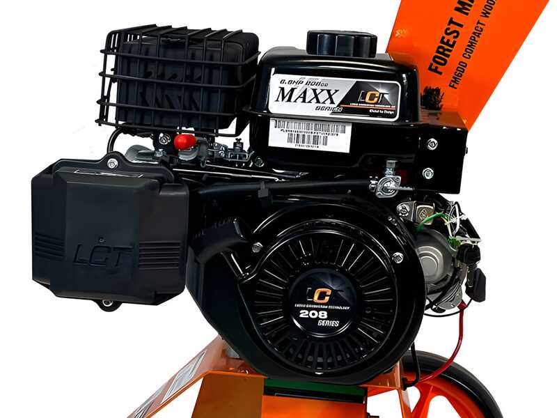Forest Master FM6DDES-MUL &ndash; Benzin-H&auml;cksler &ndash; 6-PS-LCT-Benzinmotor &ndash; Elektrostart