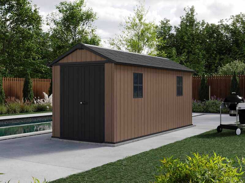 Keter Newton plus 7515/1575 - Gartenhaus - Mit Fenstern
