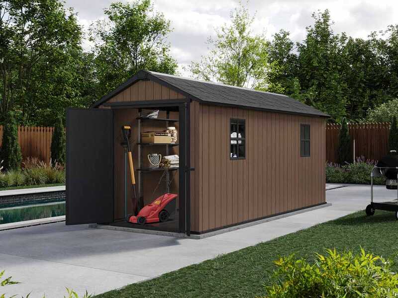 Keter Newton plus 7515/1575 - Gartenhaus - Mit Fenstern