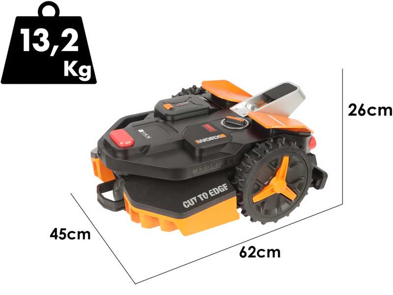 Worx Landroid Vision S250 WR202E - M&auml;hroboter - ohne Installation