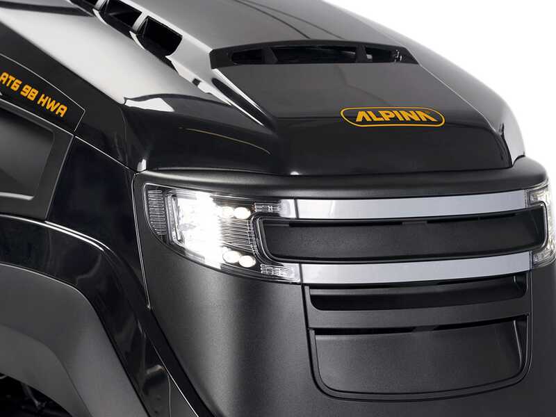 Alpina AT6 98 HWA - Rasentraktor - Fangkorb - hydrostatisches Getriebe