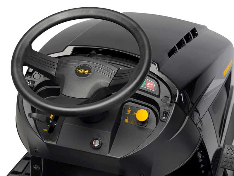 Alpina AT6 98 HWA - Rasentraktor - Fangkorb - hydrostatisches Getriebe