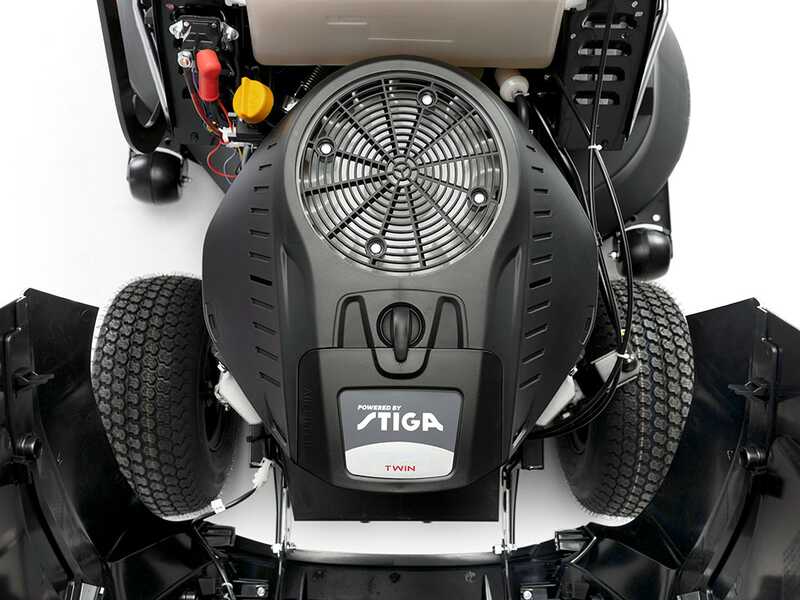 Alpina AT6 98 HWA - Rasentraktor - Fangkorb - hydrostatisches Getriebe