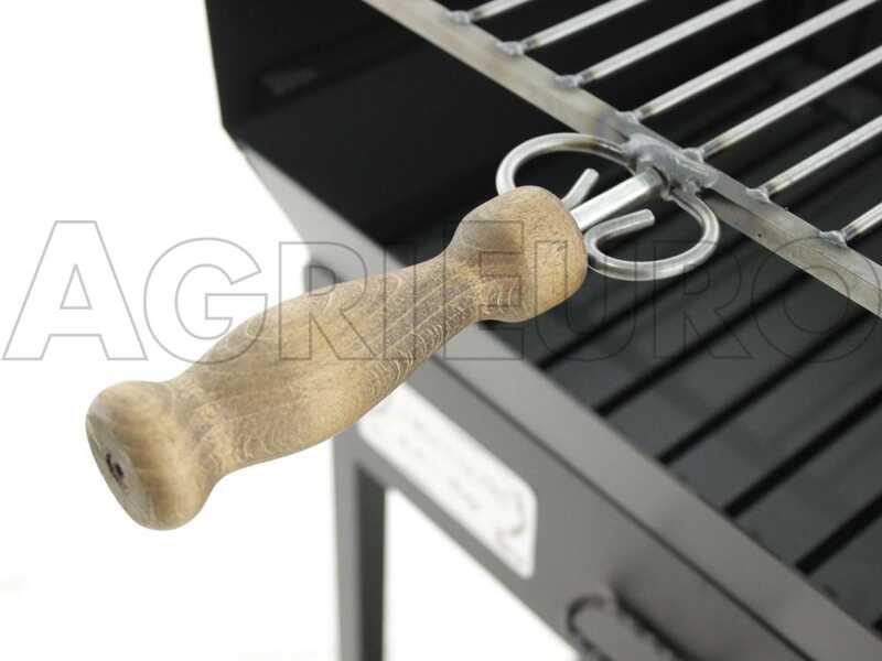 Cruccolini Livorno - Holzkohlegrill - 50x38 - aus schwerem Stahl