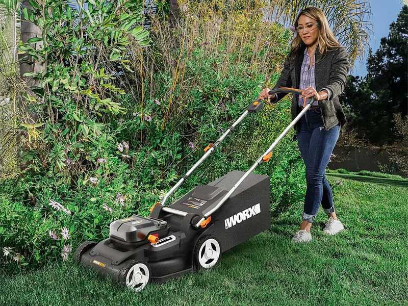 Worx Nitro WG745E - Akku-Rasenm&auml;her - 2x20V/4Ah - Schnittbreite 41cm