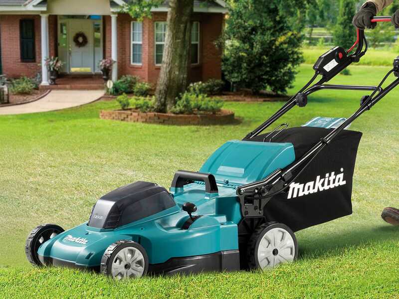 Makita DLM539PT2 - Akku-Rasenm&auml;her - 36V - Schnittbreite 53 cm - 2x 18V 5Ah