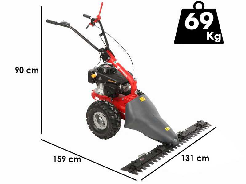 Eurosystems M310 - Doppelmesser Balkenm&auml;her - Schnittbreite 127 cm - Loncin 196 OHV