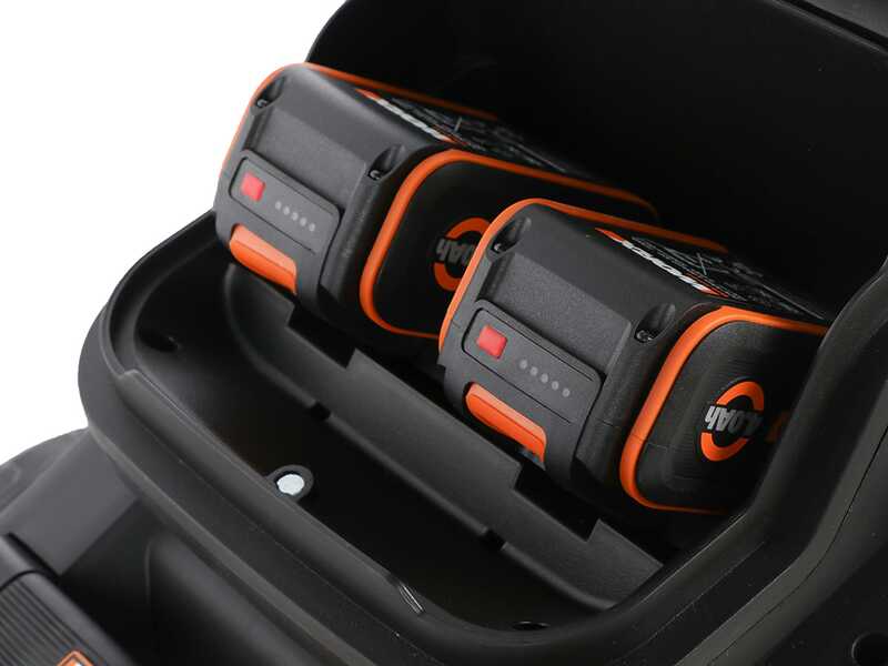Worx Nitro WG737E - Akku-Rasenm&auml;her - 2x20V/4Ah - Schnittbreite 37cm