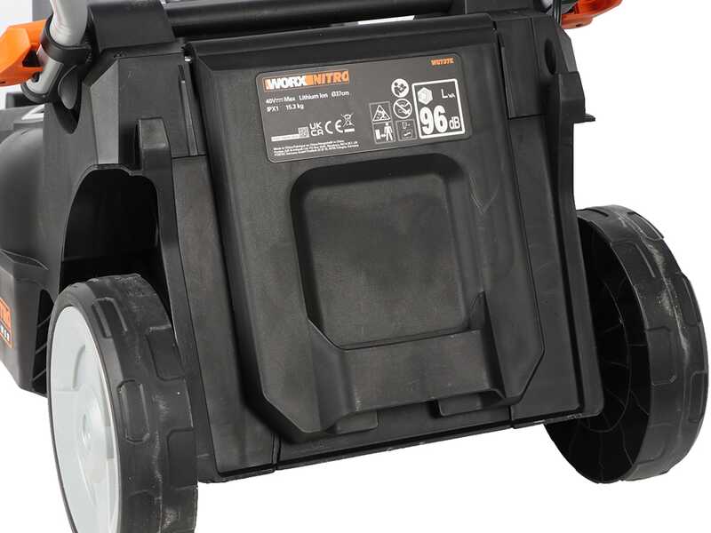Worx Nitro WG737E - Akku-Rasenm&auml;her - 2x20V/4Ah - Schnittbreite 37cm