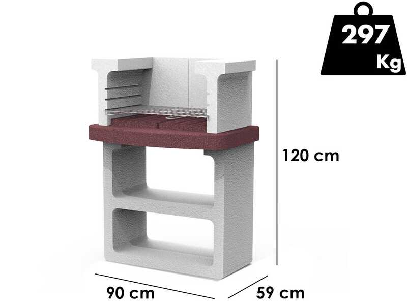 Linea VZ Ischia New - Holzkohlegrillkamin